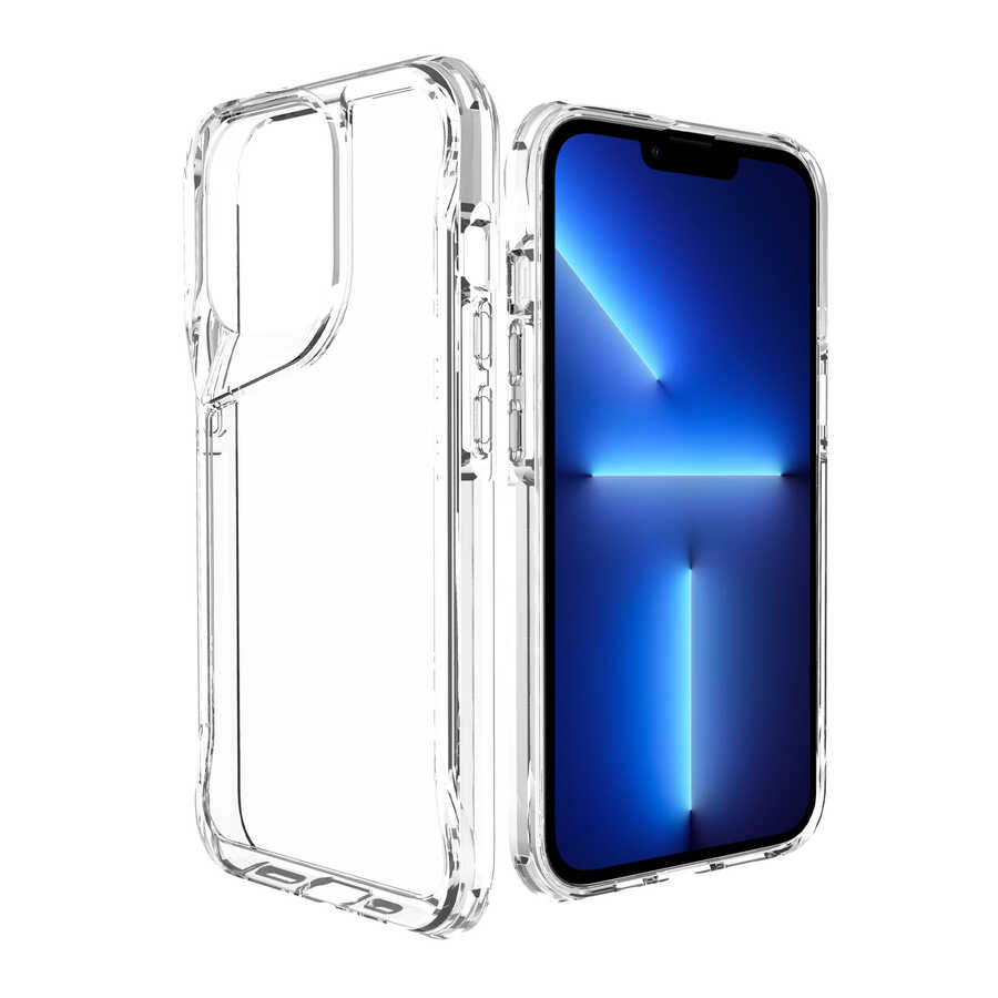 Apple iPhone 13 Pro Max Kılıf Zore T-Max Kapak Renksiz
