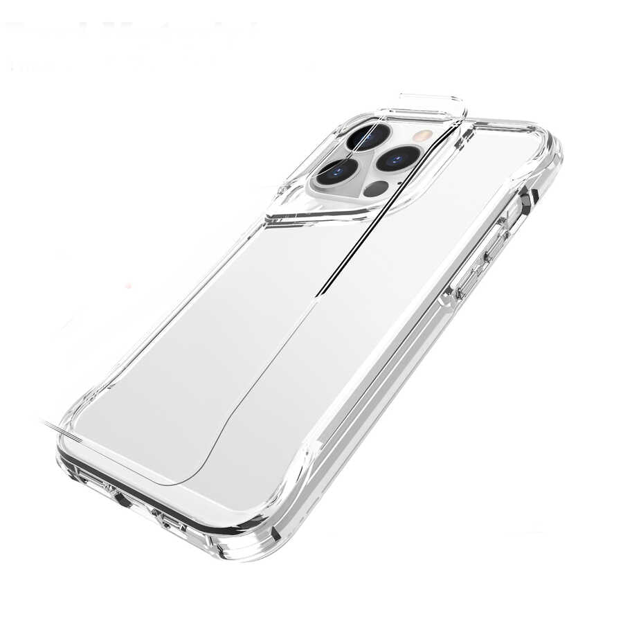 Apple iPhone 13 Pro Max Kılıf Zore T-Max Kapak Renksiz