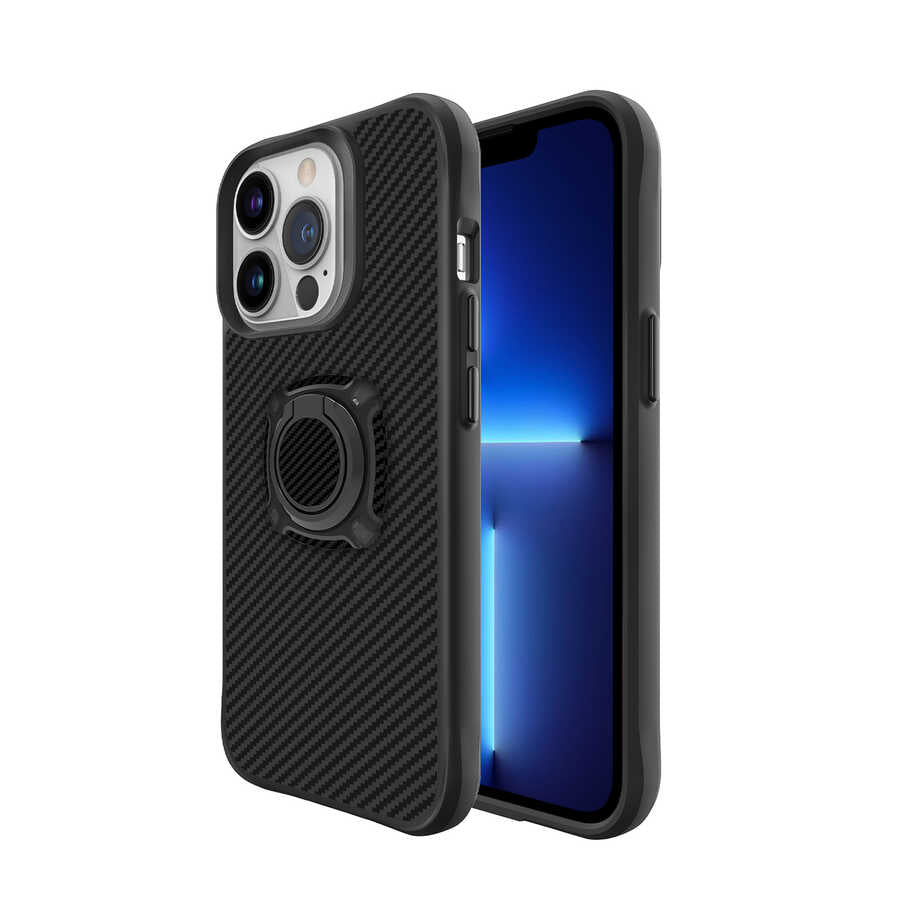 Apple iPhone 13 Pro Max Kılıf Zore Timo Kapak Siyah