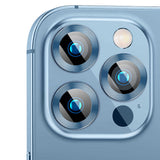 Apple iPhone 13 Pro Max Zore CL-02 Kamera Lens Koruyucu Mavi