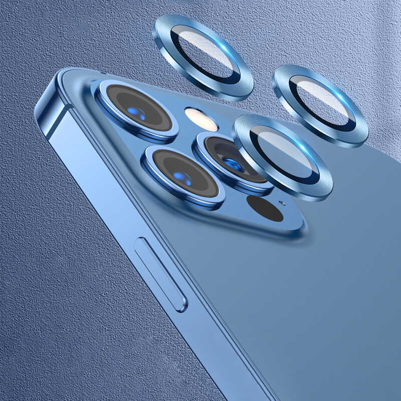 Apple iPhone 13 Pro Zore CL-07 Kamera Lens Koruyucu Colorful