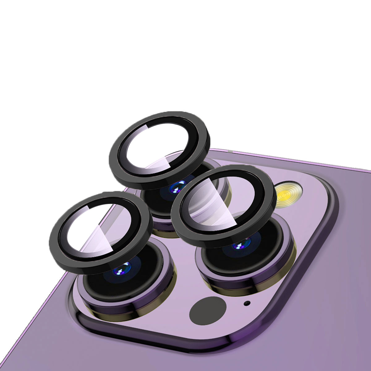 Apple iPhone 13 Pro Zore CL-12 Premium Safir Parmak İzi Bırakmayan Anti-Reflective Kamera Lens Koruyucu Yeşil