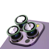 Apple iPhone 13 Pro Zore CL-12 Premium Safir Parmak İzi Bırakmayan Anti-Reflective Kamera Lens Koruyucu Yeşil