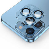 Apple iPhone 13 Zore CL-03 Kamera Lens Koruyucu Mavi