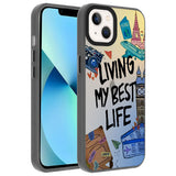 Apple iPhone 14 Kılıf Desenli Zore Dragon Sert Kapak Seyahat