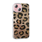 Apple iPhone 14 Kılıf Desenli Zore Mep Kapak Gri Leopar
