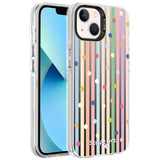 Apple iPhone 14 Kılıf Desenli Zore Silver Sert Kapak Mottolar