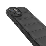 Apple iPhone 14 Kılıf Esnek TPU Oyuklu Arka Yüzey Tasarımlı Zore Etnik Silikon Kapak Koyu Yeşil