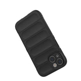 Apple iPhone 14 Kılıf Esnek TPU Oyuklu Arka Yüzey Tasarımlı Zore Etnik Silikon Kapak Siyah