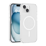 Apple iPhone 14 Kılıf IC Çipli Wireless Şarj Özellikli Şeffaf Orjin Kapak Şeffaf