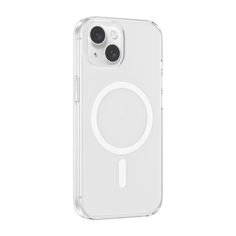 Apple iPhone 14 Kılıf IC Çipli Zore Wireless Şarj Özellikli Şeffaf Orjin Kapak Şeffaf