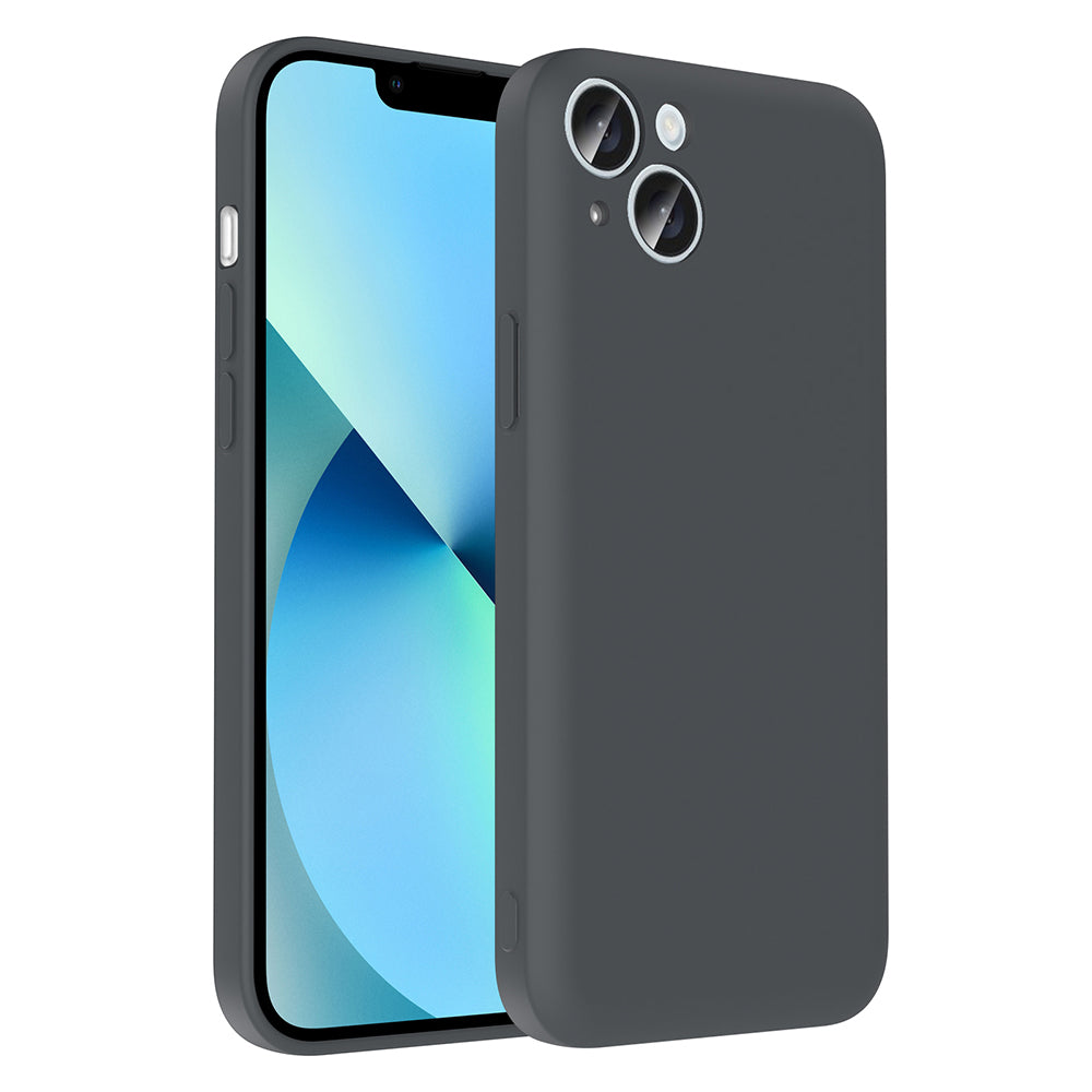 Apple iPhone 14 Kılıf Kamera Korumalı Kartlık Hazneli Zore Vitra Kapak Siyah