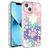 Apple iPhone 14 Kılıf Kamera Korumalı Renkli Desenli Sert Silikon Zore Korn Kapak NO7