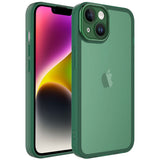 Apple iPhone 14 Kılıf Kamera Korumalı Transparan Zore Post Kapak Siyah