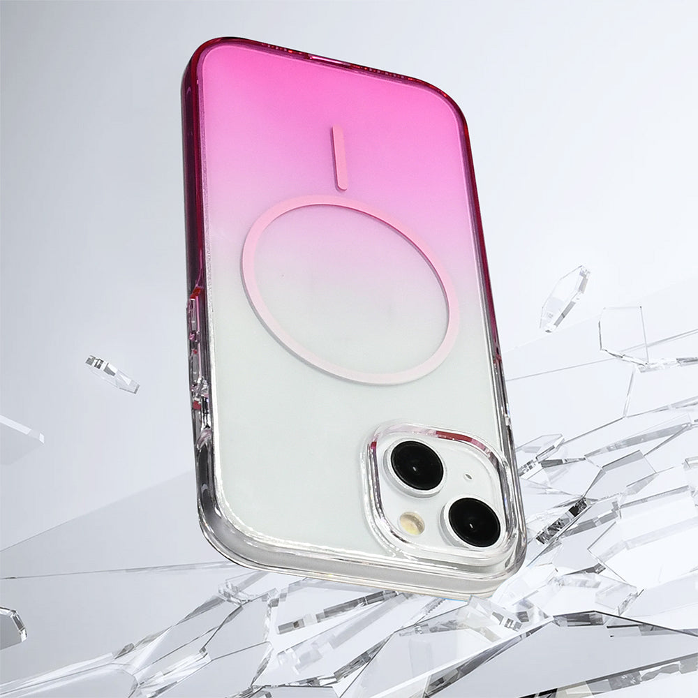 Apple iPhone 14 Kılıf M-Safe Şarj Özellikli Zore Septik Silikon Kapak Mor