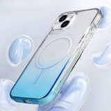 Apple iPhone 14 Kılıf M-Safe Şarj Özellikli Zore Septik Silikon Kapak Mor