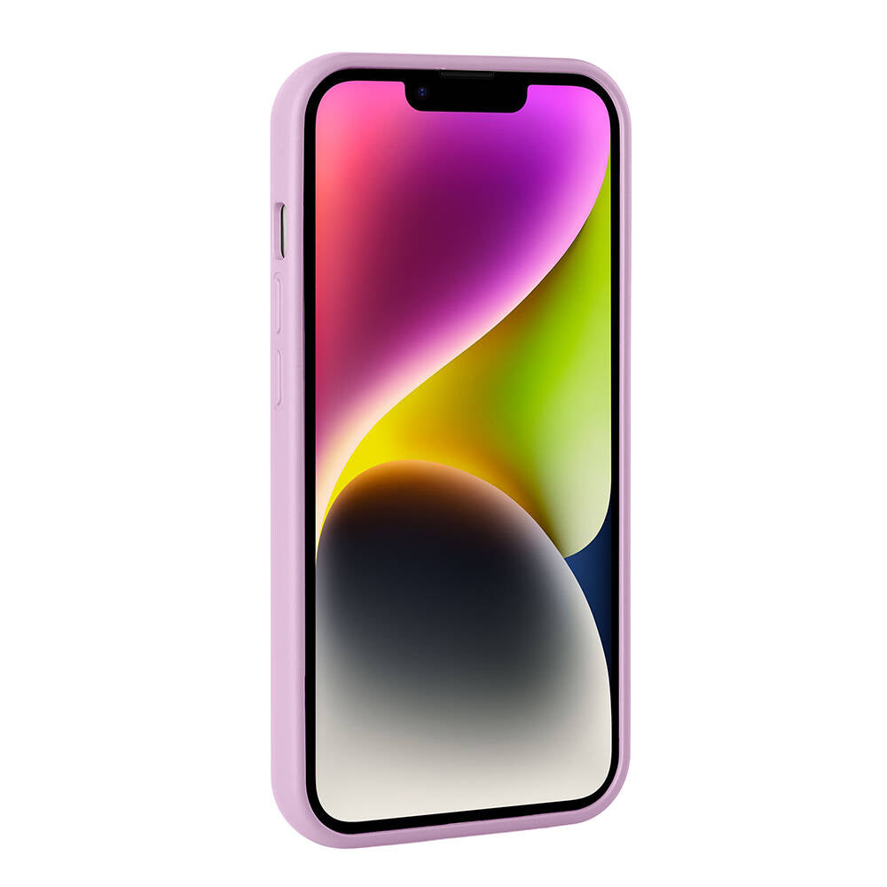 Apple iPhone 14 Kılıf Parlak Taşlı Tasarım Zore Pırlanta Kapak Lila