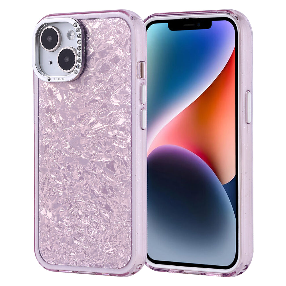 Apple iPhone 14 Kılıf Taşlı Tasarımlı Zore Kapi Kapak Lila