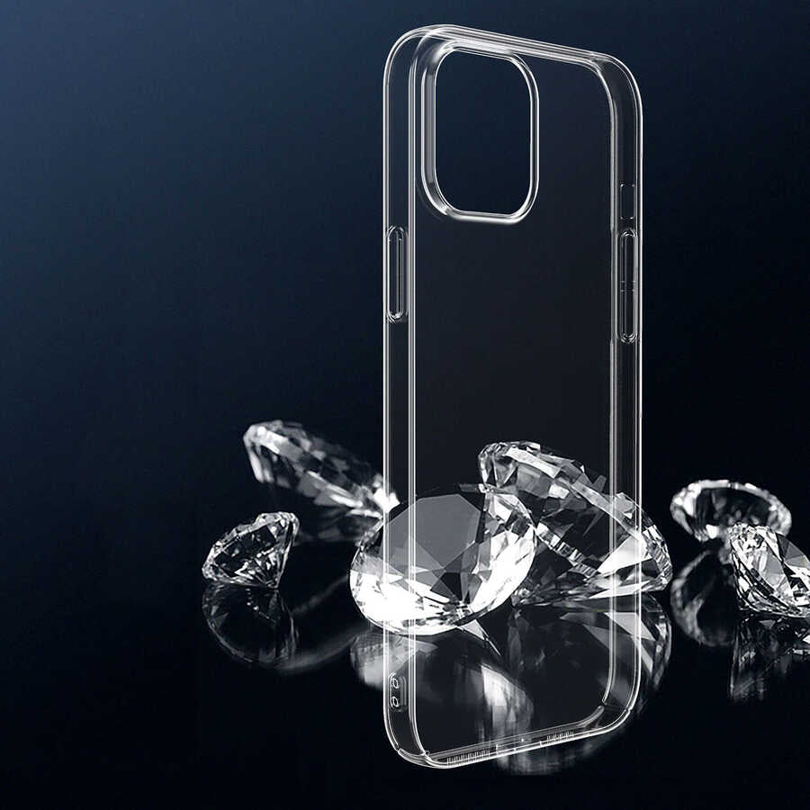 Apple iPhone 14 Kılıf Zore Droga Kapak Renksiz
