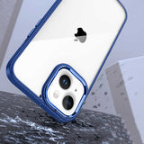 Apple iPhone 14 Kılıf Zore Flora Kapak Lacivert