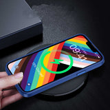 Apple iPhone 14 Kılıf Zore Flora Kapak Sierra Mavi