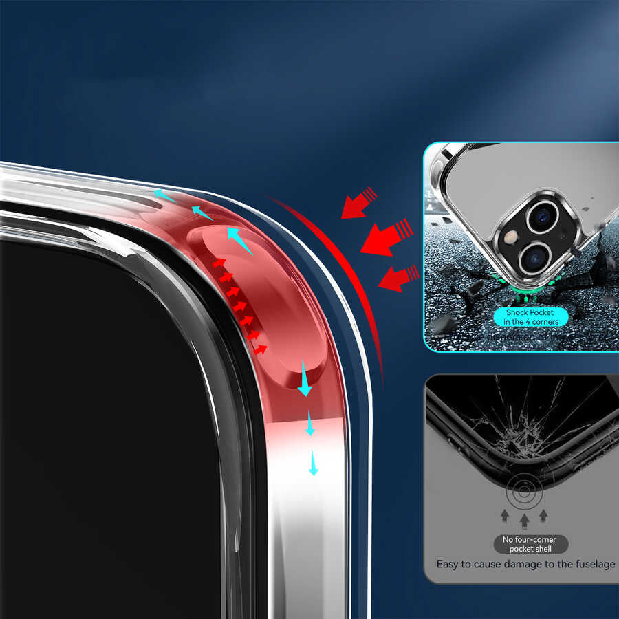 Apple iPhone 14 Kılıf Zore Forst Kapak Renksiz
