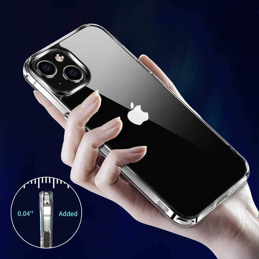 Apple iPhone 14 Kılıf Zore Forst Kapak Renksiz