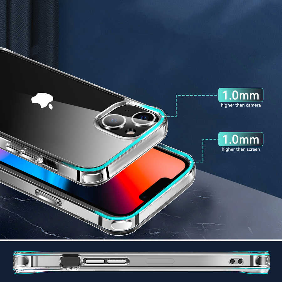 Apple iPhone 14 Kılıf Zore Forst Kapak Renksiz