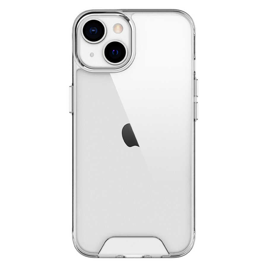 Apple iPhone 14 Kılıf Zore Gard Silikon Renksiz