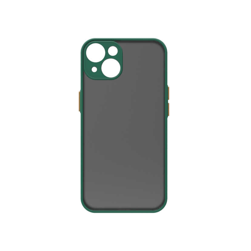 Apple iPhone 14 Kılıf Zore Hux Kapak Koyu Yeşil