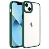 Apple iPhone 14 Kılıf Zore Krom Kapak Derin Mor