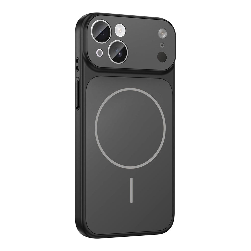 Apple iPhone 14 Kılıf Zore M-Safe Şarj Özellikli Kamera Korumalı Formen Kapak Mavi