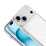 Apple iPhone 14 Kılıf Zore M-Safe Şarj Özellikli Kamera Korumalı Spark Kapak Turuncu