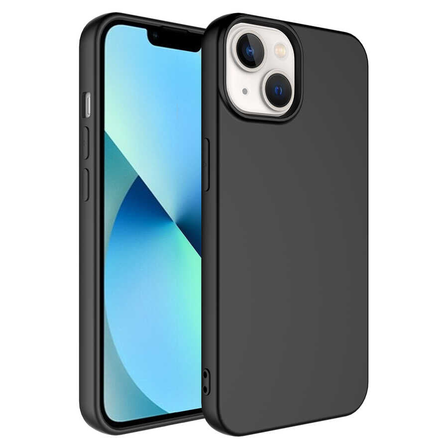 Apple iPhone 14 Kılıf Zore Mara Lansman Kapak Siyah