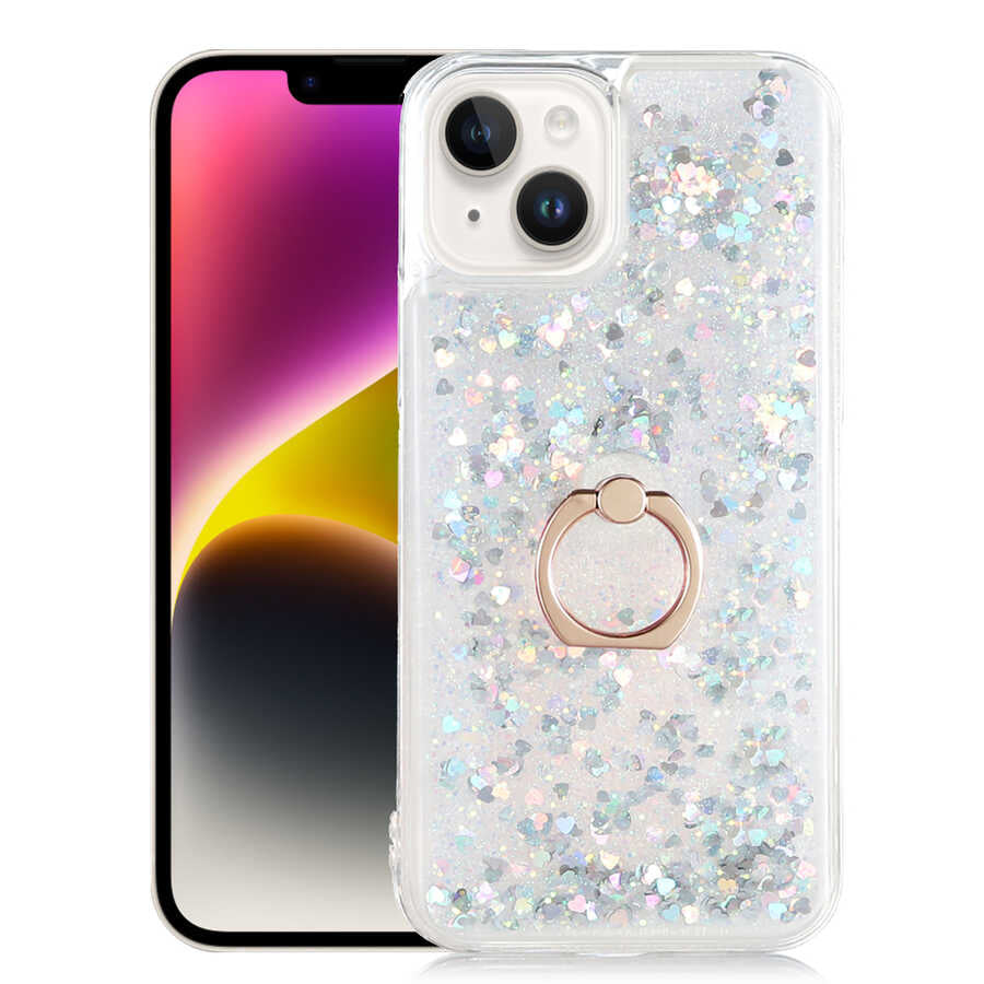 Apple iPhone 14 Kılıf Zore Milce Kapak Gümüş