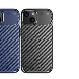 Apple iPhone 14 Kılıf Zore Negro Silikon Kapak Lacivert