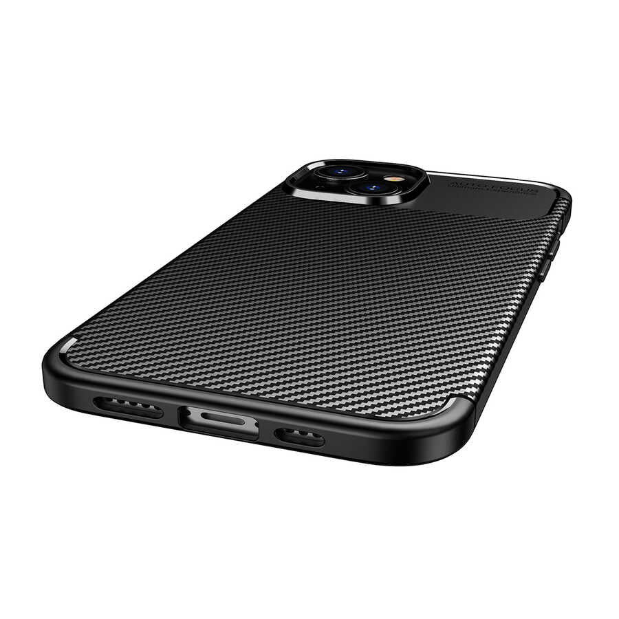 Apple iPhone 14 Kılıf Zore Negro Silikon Kapak Lacivert