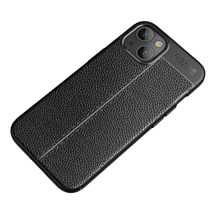 Apple iPhone 14 Kılıf Zore Niss Silikon Kapak Siyah