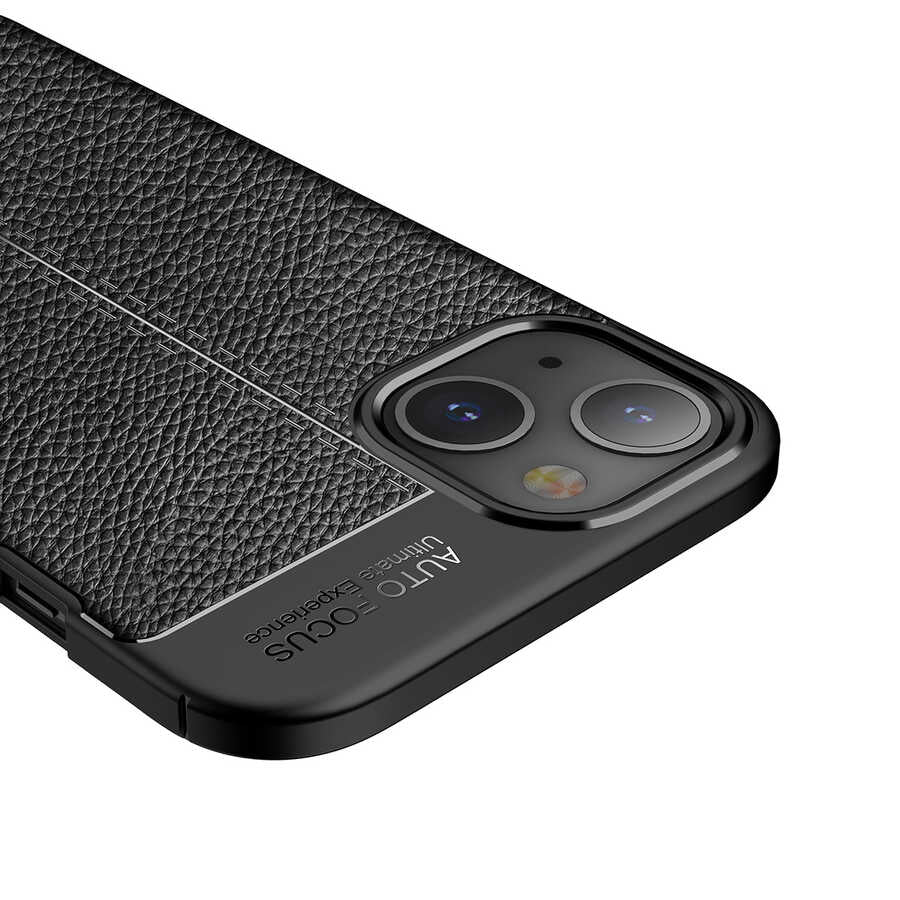 Apple iPhone 14 Kılıf Zore Niss Silikon Kapak Siyah