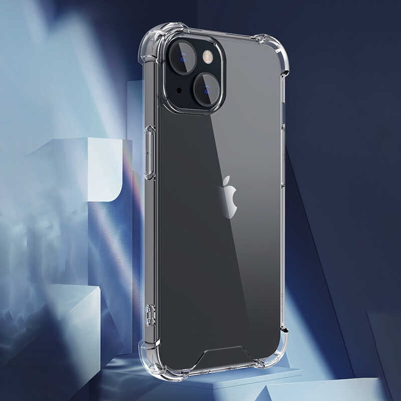 Apple iPhone 14 Kılıf Zore Nitro Anti Shock Silikon Renksiz