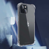 Apple iPhone 14 Kılıf Zore Nitro Anti Shock Silikon Renksiz