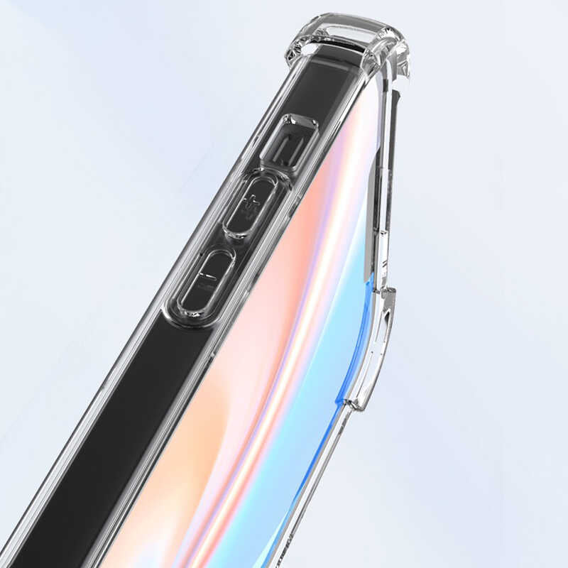 Apple iPhone 14 Kılıf Zore Nitro Anti Shock Silikon Renksiz