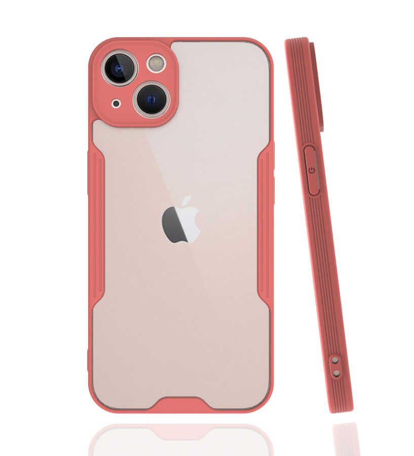 Apple iPhone 14 Kılıf Zore Parfe Kapak Pembe