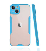 Apple iPhone 14 Kılıf Zore Parfe Kapak Mavi