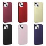 Apple iPhone 14 Kılıf Zore Premier Silikon Kapak Mürdüm