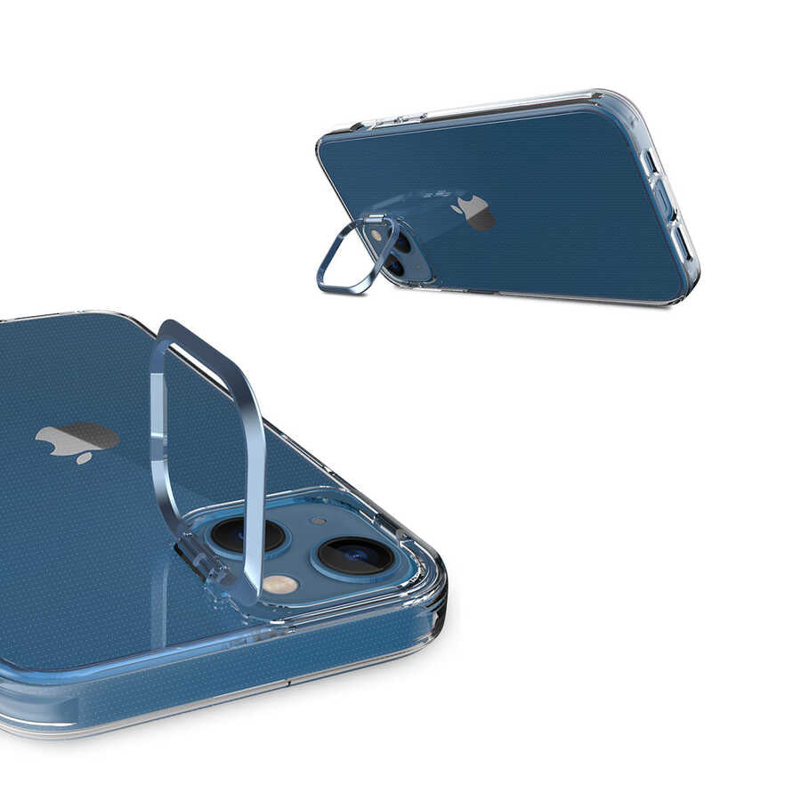 Apple iPhone 14 Kılıf Zore Skuba Kapak Gümüş