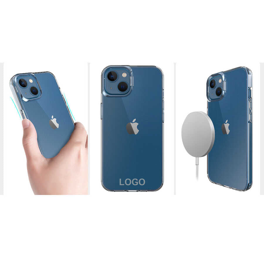 Apple iPhone 14 Kılıf Zore Skuba Kapak Gümüş
