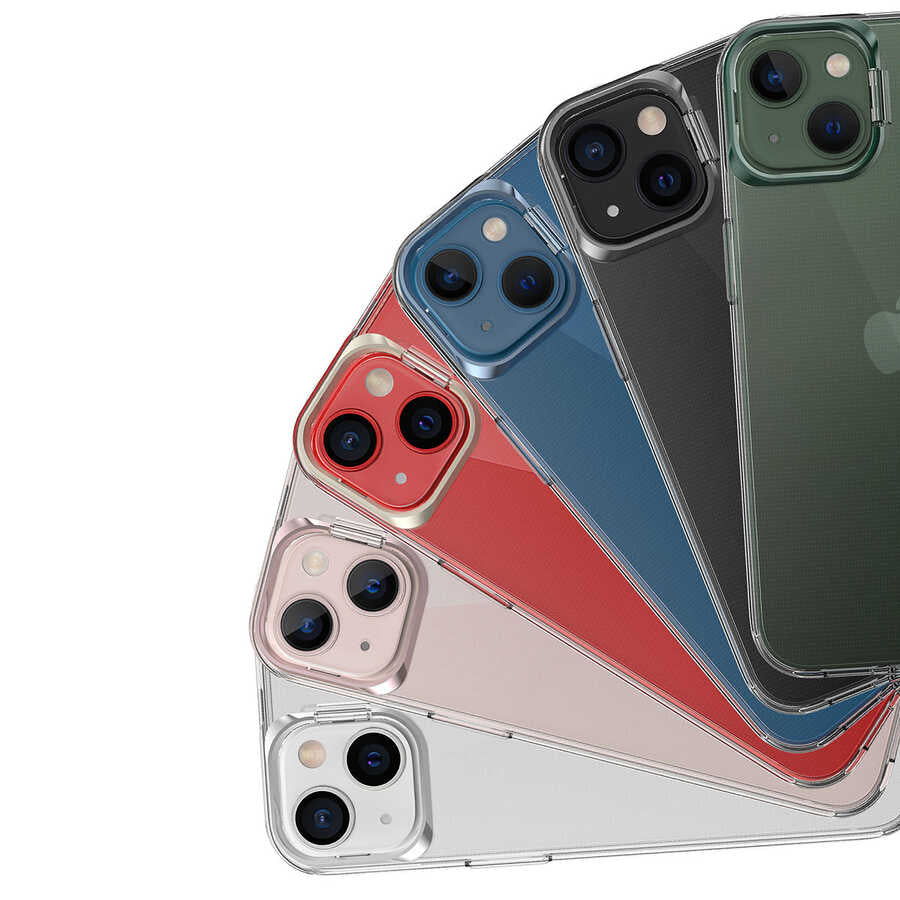 Apple iPhone 14 Kılıf Zore Skuba Kapak Gümüş