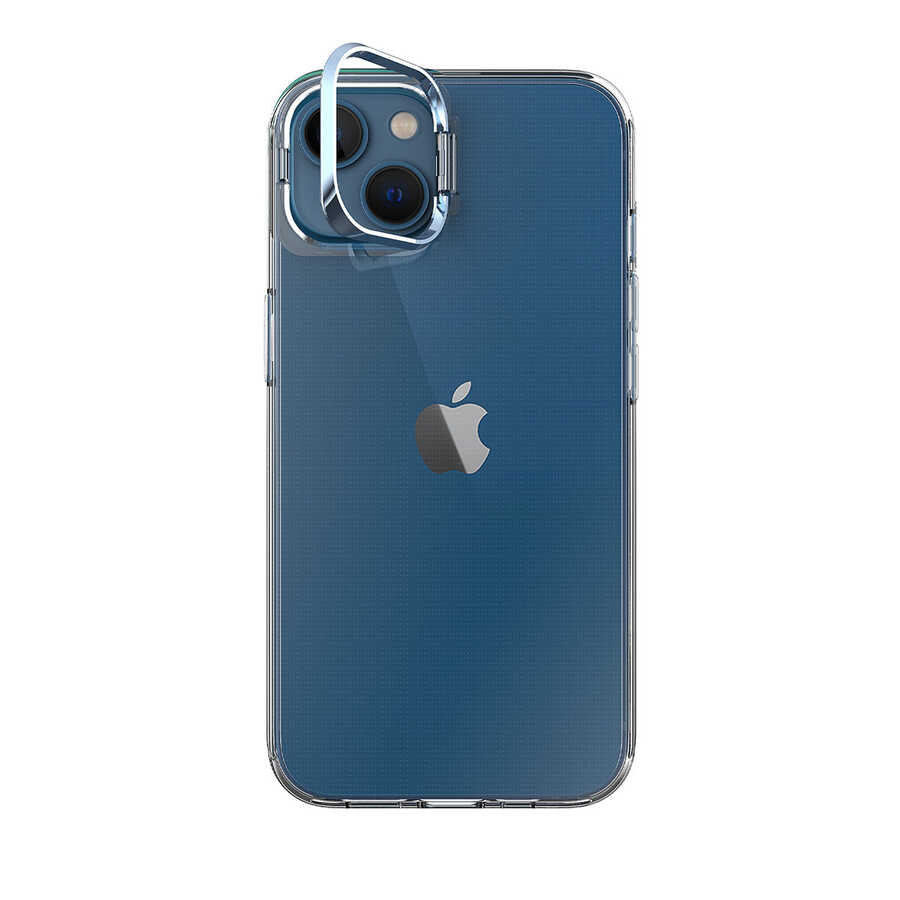 Apple iPhone 14 Kılıf Zore Skuba Kapak Gümüş