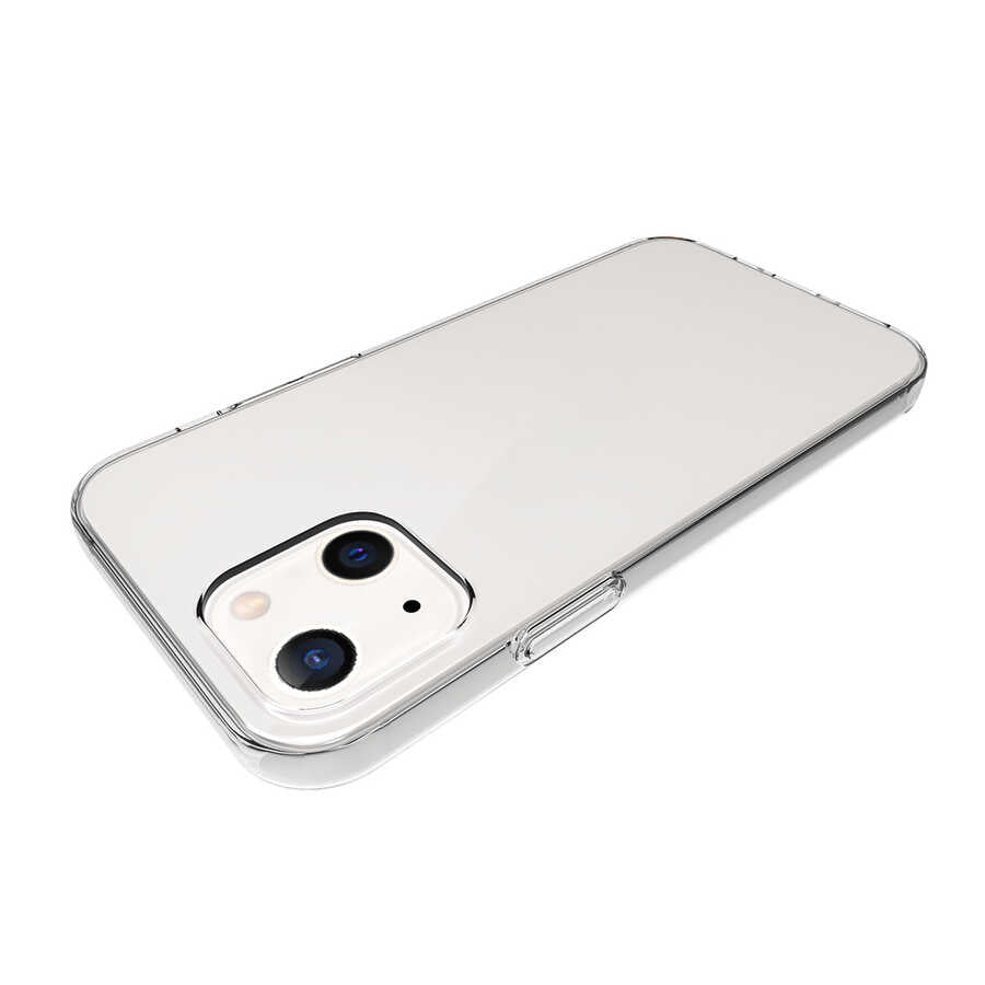 Apple iPhone 14 Kılıf Zore Süper Silikon Kapak Renksiz